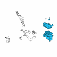 OEM 2006 Lexus RX330 Cleaner Assy, Air Diagram - 17700-20190