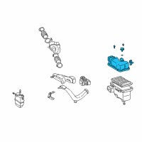 OEM Lexus Cap Sub-Assy, Air Cleaner Diagram - 17705-20180