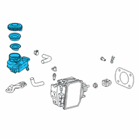 OEM 2018 Honda Clarity Set, Reservoir Complete Diagram - 46661-TRT-A00