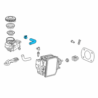 OEM 2020 Honda Clarity HOSE, RESERVOIR TANK (B) Diagram - 46673-TRT-A02