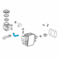 OEM Honda Clarity Hose A Diagram - 46672-TRT-A01