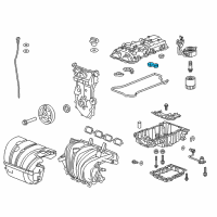 OEM Cadillac ATS Valve Cover Gasket Diagram - 12635744