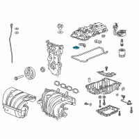 OEM Cadillac ATS Valve Cover Gasket Diagram - 12634516