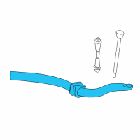 OEM 2005 Lincoln Aviator Stabilizer Bar Diagram - 3C5Z-5482-CA