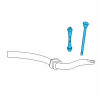 OEM Lincoln Aviator Stabilizer Link Diagram - 3C5Z-5K483-AE