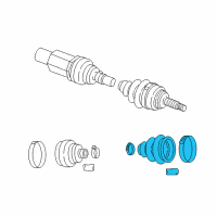 OEM 2001 Chrysler Prowler Boot-Half Shaft Diagram - 4728262