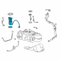 OEM 2021 Chevrolet Trax Fuel Pump Diagram - 13516865