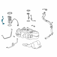 OEM 2021 Chevrolet Trax Fuel Level Sensor Kit Diagram - 13592496