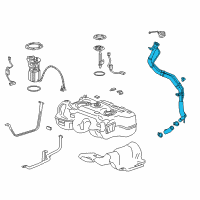 OEM 2016 Buick Encore Filler Pipe Diagram - 42402094