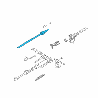 OEM 2006 GMC Canyon Upper Shaft Diagram - 26086243