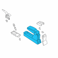 OEM Nissan Body - Console Diagram - 96911-EM34A