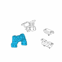 OEM 2000 GMC Yukon XL 2500 Engine Mount Diagram - 15036526