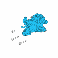 OEM 2012 Ram 3500 Water Pump Diagram - 68346912AA