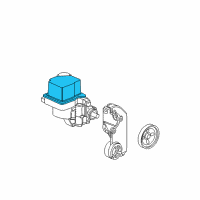 OEM 2007 GMC Canyon Reservoir Kit, P/S Fluid Diagram - 26098206