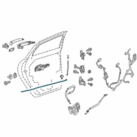 OEM 2021 Chevrolet Blazer Lock Rod Diagram - 84083968