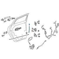 OEM 2022 Chevrolet Blazer Lock Rod Diagram - 42441157