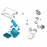 OEM 2002 BMW X5 Intake Silencer Diagram - 13-71-7-503-559