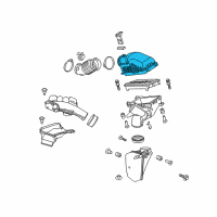 OEM 2022 Honda Passport COVER, AIR CLEANER Diagram - 17211-5J6-A20