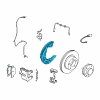 OEM 2008 BMW 135i Protection Plate Left Diagram - 34-11-6-780-215