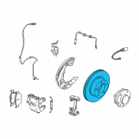 OEM 2015 BMW Z4 Brake Disc, Lightweight, Ventilated Diagram - 34-11-6-782-593