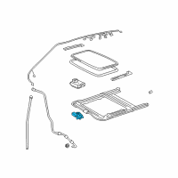 OEM Toyota Motor Diagram - 63260-60110