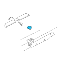 OEM Oldsmobile License Lamp Diagram - 15721389