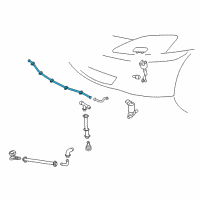 OEM 2012 Lexus IS F Hose Diagram - 90445-14072
