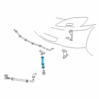 OEM 2012 Lexus IS350 Hose Diagram - 85375-50020