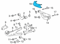 OEM 2022 Toyota Highlander Cover Diagram - 48737-0E030