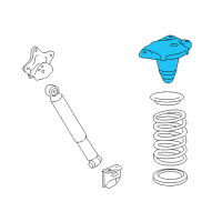 OEM Toyota Highlander Spring Seat Diagram - 48048-0E011