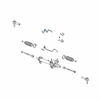 OEM 2008 Cadillac Escalade ESV Pipe Kit, Steering Gear (Right) Diagram - 15254059