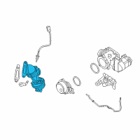 OEM 2012 BMW X5 Exhaust Egr Valve Recirculation Unit Diagram - 11-71-7-807-928