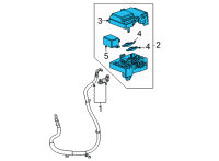 OEM 2022 Chevrolet Tahoe Junction Block Diagram - 84694244