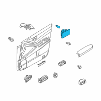 OEM 2014 Nissan Murano Lamp Assembly-Door Step Diagram - 26420-4P100