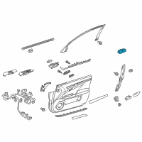 OEM 2020 Lexus IS300 Switch Assembly, Power Window Diagram - 84810-30181