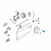 OEM 2006 BMW Z4 Catch Key Left Diagram - 51-21-7-114-961