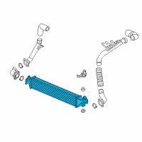 OEM Honda CR-V Intercooler Diagram - 19710-5PA-A01