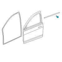 OEM Jeep Patriot WEATHERSTRIP-Front Door Mounted Diagram - 5067766AD