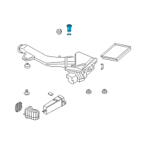 OEM 2014 BMW 335i Mass Air Flow Sensor Diagram - 13-62-7-612-746