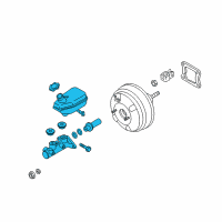 OEM 2007 Hyundai Entourage Cylinder Assembly-Brake Master Diagram - 58510-4D550