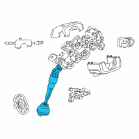 OEM Chrysler Sebring Coupling-Steering Diagram - 4649111AD