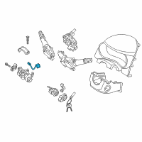 OEM 2013 Hyundai Elantra GT SOLENOID Assembly-Key INTERMEDIATED Lock Diagram - 95860-A5000