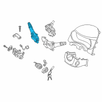 OEM 2013 Hyundai Veloster Switch Assembly-Wiper & Washer Diagram - 93420-2V050