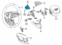 OEM 2020 Cadillac CT4 Cruise Switch Diagram - 13536137