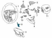 OEM 2022 Cadillac CT4 Paddle Switch Diagram - 13532994