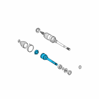 OEM Toyota Avalon Inner Joint Assembly Diagram - 43030-07010