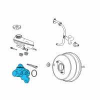 OEM 2017 Cadillac ATS Master Cylinder Diagram - 84614708