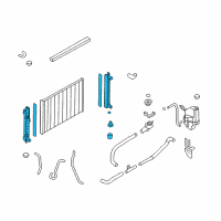 OEM 2014 Nissan Quest Radiator Assy Diagram - 21460-1AA0A