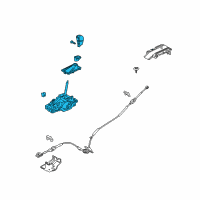 OEM Lincoln MKS Gear Shift Assembly Diagram - GA5Z-7210-AB