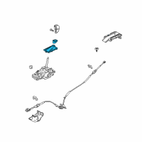 OEM 2010 Lincoln MKS Shift Boot Diagram - AA5Z-7277-AF